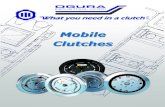 Mobile Mobile ClutchesClutches · 100 Randolph Road P.O. Box 5790 Somerset, NJ 08875-5790 Tel: (732) 271-7361 Fax: (732) 271-7580 Oguranj@ogura-clutch.com High Torque Mobile Clutches