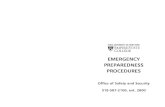 EMERGENCY PREPAREDNESS PROCEDURES · firearms, explosive devices, fireworks, dangerous or illegal weapons, or hazardous materials. fIREARMS POlICY Empire State College (in accordance