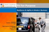 Fit For Purpose - Agile Business Conference 2019 · Fit for purpose Change of time Fit for purpose. ... (UK) Ltd. Customer Storytelling & Clustering Tell stories about real customers,
