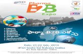 bitmap€¦ · Pharma B2B Expo 2018 is the ultimate platform for varied segments of healthcare industry. It is the premier event bringing together the professionals of Pharmaceuticals,