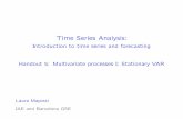 Time Series Analysis - mayoral.iae-csic.orgmayoral.iae-csic.org/timeseries2019/handout5_var.pdf · 3. Structural and reduced-form models Structural MA models Consider the multivariate
