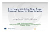 Overview of USOverview of US--China Clean EnerChina Clean ... · Collaboration on Renewable Energy Science and Technology & Collaboration on Biomedical Technologies& Collaboration