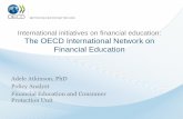 International initiatives on financial education: The OECD ...pmate4.ua.pt/conferencias/edufin2012/images/slides/01-Adele Atkin… · Recognising the importance of financial education