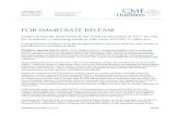 FOR IMMEDIATE RELEASE - CME Outfitters€¦ · FOR IMMEDIATE RELEASE ... (May 22, 2016) – CME Outfitters (CMEO), a leading accredited provider in continuing medical education, is