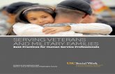 SERVING VETERANS AND MILITARY FAMILIESServing Veterans and Military Families | 1 Since 2001, more than 2.6 million troops have been deployed to Iraq and Afghanistan. Their reintegration