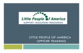 Little People of America Officer Training 2017 People of America Officer Training 2017.pdf69% had achondroplasia, 7.8% SED, 4% hypochondroplasia, 4% pseudoachondroplasia, 3.8% Diastrophic