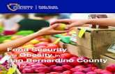 Food Security Obesity San Bernardino Countywp.sbcounty.gov/dph/wp-content/uploads/sites/7/2018/01/... · Food Security and Obesity in San Bernardino County 2017. Food Security. Food