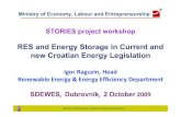 RES and Energy Storage in Current and new Croatian Energy … · 2010-12-08 · RES and Energy Storage in Current and new Croatian Energy Legislation Igor Raguzin, Head Renewable