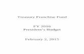 Treasury Franchise Fund FY 2016 President’s Budget ... · FY 2016 . President’s Budget . February 2, 2015 . TFF - 2 ... The ECM product line now includes 17 applications. In FY
