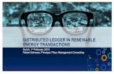 DISTRIBUTED LEDGER IN RENEWABLE ENERGY TRANSACTIONS · PLATFORM-BASED APPLICATIONS PROCESS-BASED APPLICATIONS Size of the ellipses corresponds to frequency of the nominations Color