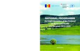 NatIoNal Programme - UNECE · от16 сентября 2016 г. Кишинэу Об утверждении Национальной программы внедрения Протокола