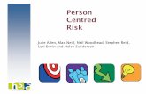 Person Centred Risk - In Control 13... · Person Centred Risk • Risk is a part of everyday life for everyone. • Every opportunity contains risks –a life without risk is a life