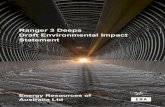 Ranger 3 Deeps Draft Environmental Impact Statement · All members of the public are invited to comment on the Ranger 3 Deeps underground mine Draft Environmental Impact Statement