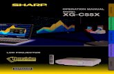 OPERATION MANUAL XG-C55X - Sharp Australiasupport.sharp.net.au/downloads/opmanuals/XGC55Xom.pdf · italiano, holandés, portugués, chino (chino tradicional y chino simplificado)