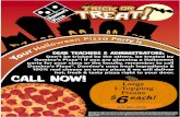 Teacher & Student Halloween Special $6.00 lg pizza.ppt (Read-Only)€¦ · Domino's Pizza@. Domino's uses fresh ingredients & 100% real cheese on every pizza & we will deliver hot,