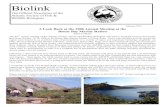 Biolink - chebucto.ns.ca · Biolink The Official Newsletter of the Atlantic Society of Fish & Wildlife Biologists February 2007 A Look Back at the 2006 Annual Meeting at the Bonne