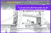 rd Cancer Research & Targeted Therapy€¦ · Cancer Research & Targeted Therapy August 6-8, 2018 Venue Renaissance London Heathrow Hotel Bath Road, Hounslow England TW6 2AQ United