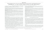 Management of necrotizing pneumonia and pulmonary gangrene ... · PDF file bACKGROUND: Necrotizing pneumonia is an uncommon but severe complication of bacterial pneumonia, associated