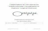 Optimisation of Peri-operative Cardiovascular …Optimise Protocol Version 4.0 2 1st December 2011 Trial description Open, multi-centre, randomised controlled trial of stroke volume