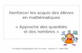 Renforcer les acquis des élèves en ... - Académie de Reims · PDF file Damier 0-99 utilisé comme un grand jeu de loto (cf.le « jeu du Lynx ») en M.S.-G.S. Pour sensibiliser à