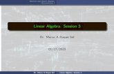 Linear Algebra. Session 3 - Texas A&M Universityroquesol/Math_304_Spring_2020_Week… · Theorem 3.4 Given an n n matrix A, the following conditions are equivalent: (i) A is invertible.