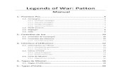 Legends of War: Patton - download.xbox.comdownload.xbox.com › content › 535607d7 › 120813 - Legends...Les modes de jeu disponibles pour joueurs individuels sont : Campagne et