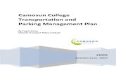 Camosun College Transportation and Parking Management Plancamosun.ca/documents/about/transportation/...2009.pdf · Camosun College Transportation and Parking Management Plan Victoria