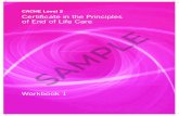 CE PL CCLE E E L PLE - Amazon S3€¦ · CC LL PLLE CE ADVCE CE PL CE PL CCLE E E L Workbook 1 CACHE Level 2 Certificate in the Principles . of End of Life Care. PLE