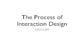 The Process of Interaction Design ... The Process of Interaction Design DECO1200. Outline Practical issues in interaction design ... Human Computer Interaction. The Usability Engineering