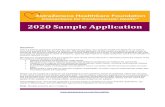 2020 Sample Application - AstraZeneca€¦ · Telephone number: 222-222-2222 Extension (if required): n/a Alternate phone number (if available): 333-333-3333 Fax number (if available):