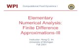 WPI Computational Fluid Dynamics I - Unicampphoenics/SITE_PHOENICS... · WPIPI Computational Fluid Dynamics I Convergence – the solution to the finite-difference equation approaches