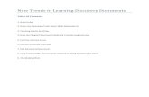 New Trends in Learning Discovery Documents · New Trends in Learning Discovery Documents Table of Contents 1. Brain Rules 2. Drive: the Surprising Truth about What Motivates Us 3.