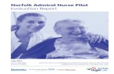 Norfolk Admiral Nurse Pilot Evaluation Report€¦ · Norfolk Admiral Nurse Pilot Evaluation Report ... FOREWORD i Partnership working has been key to the success so far in securing