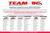2019 TeamBC Final Rosters - cloud.rampinteractive.com · WCMBHA TEAM BC 2019 FINAL ROSTERS FOR THE JUNIOR NATIONALS THIS JULY! BALL HOCKEY TEAM BC U15 TEAM BC WOLVERINES FORWARDS