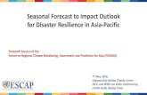 Seasonal Forecast to Impact Outlook for Disaster ... by ESCAP.pdfSeasonal Forecast to Impact Outlook for Disaster Resilience in Asia-Pacific Sixteenth Session of the ... Index (HDI)