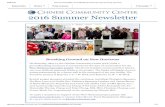 2016 Summer Newsletter - Chinese Community Centerccchouston.org/wp-content/uploads/2016/03/2016-Summer-Newsletter.pdfStars and Stripes Summer Camp This summer, the theme of the Chinese