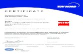 100471 BETRA Beton- und Baustoffverfahrenstechnik GmbH UM … · Certificate Registration No. 44 104 100471 Audit Report No. 3517 9112 Initial certification 2010 Valid from 2016-07-08