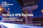 Vertica & HPE Big Datahpeanalyticstour.com › wp-content › uploads › 2016 › 04 › ... · 2017-02-19 · Vertica is NOT an OLTP system –Single/few record retrievals are,