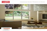 Aluminum Series Windows & Doors - Tashman Home Center · of Aluminum For years, architects and builders have specified aluminum windows and patio doors for their overall strength