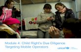 Targeting Mobile Operators - UNICEF › csr › files › Training_Module_4...Targeting Mobile Operators 0-IN Child rights and mobile operators. Understanding the context ... • Laws