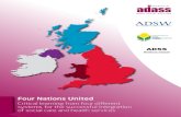 Four Nations United - Adass · 2 Four Nations United Critical factors for successful health and social care integration across the UK This paper originated from discussions on best