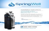 WHOLE HOUSE FILTER & SALT-FREE WATER SOFTENER...WHOLE HOUSE FILTER & SALT-FREE WATER SOFTENER MODELS: CSF1, CSF4 Installation Instructions CUSTOMER SERVICE IS AVAILABLE MON-FRI 9AM-6PM