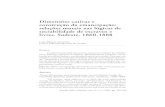Dimensões cativas e construção da emancipação: sociabilidade … · 2004-09-30 · Dimensões cativas e construção da emancipação: relações morais nas lógicas de sociabilidade