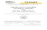 AIR QUALITY CONTROL GENERAL PERMIT FOR Hot Mix Asphalt … › environ › air › permits › download › ... · Air Quality Division 1110 West Washington Street Phoenix, AZ 85007