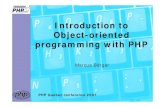 Introduction to Object-oriented programming with …conf.phpquebec.com/slides/2007/intro_oop.pdfMarcus Börger Introduction to Object-oriented programming with PHP 6 Encapsulation;Encapsulation