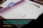 Muskegon Family Care & Mad*Pow Human-Centered Design Session › wp-content › uploads › 2019 › 03 › Presentatio… · Human-Centered Design (“Design Thinking”)is “a