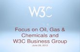 Focus on Oil, Gas & Chemicals and W3C Business Group€¦ · Facebook, USA Gemalto, France Huawei, China ... NEC, Japan Netflix, USA Nielsen, USA Qihoo 360, China Panasonic, Japan