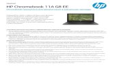 HP Chromebook 11A G8 EE · через хмарні технології прист рою HP Chromebook 11A G8 EE з міцним корпусом і швидкою Chrome OS, яка