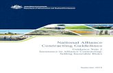 National Alliance Contracting Guidelines › infrastructure › ngpd › ... · 2015-09-03 · National Alliance Contracting Guidelines Guidance Note 2 Insurance in Alliance Contracting: