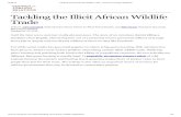 Tackling the Illicit African Wildlife Trade the... · 29.09.15 Tackling the Illicit African Wildlife Trade - Council on Foreign Relations ... International Trade in Endangered Species